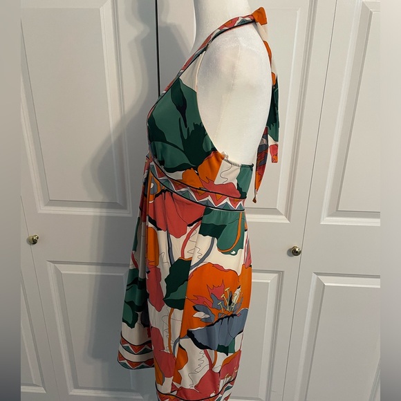BCBG women’s abstract print halter dress - Picture 4 of 5